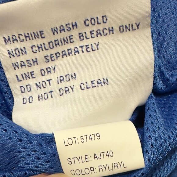 Majestic MLB Chicago Cubs Blue Pullover Jacket XL Authentic Windbreaker - Picture 8 of 10